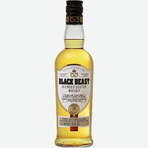 Виски Black Beast купажированный, 0.5 л, 3 года, 40%,  Шотландия