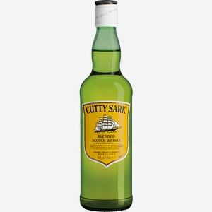 Виски Cutty Sark купажированный, 0.5 л, 3 года, 40%, Великобритания