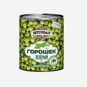 Овощные консервы Зеленый горошек ГОСТ высший сорт 400г