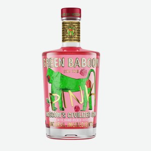 Джин  ГРИН БАБУН ПИНК (GREEN BABOON PINK)  0,5л 40%