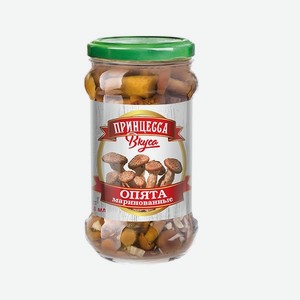 Овощные консервы Опята маринованные Принцесса вкуса 314мл ст/б
