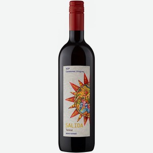 Вино Salida Tannat красное полусладкое 12% 0,75 л