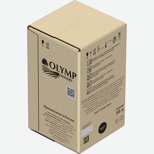 Вино Олимп,  Ласковый Поцелуй , баг-ин-бокс, 10000 мл, Белое, Полусладкое