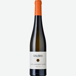 Вино Сауска, Лейт Харвест Кюве, 2019, 500 мл, Белое, Сладкое