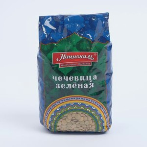 Чечевица зеленая НАЦИОНАЛЬ, 450 г