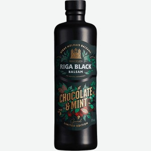Бальзам Riga Black Balsam Chocolate & Mint 30% 0.5 л.