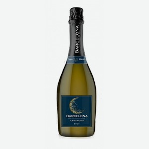 Вино игр.  Барселона Медитерранеан Вайн  бел. брют 10,5% 0,75л, 0,75, 10,5