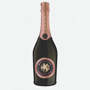 Российское игр. вино ZB КРЫМ Мускатное роз. п/сл ЗГУ 11,5% 0,75л, 0,75, 12
