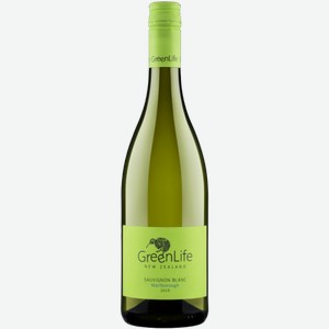 Вино Greenlife Sauvignon Blanc 0.75л