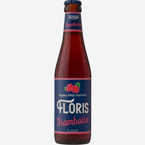 Пиво Floris Framboise Huyghe set of 6 bottles 3.6% 0.33 л.