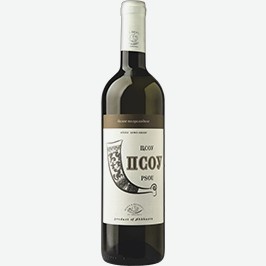 Вино Псоу, Белое, Полусладкое, 0,75 Л