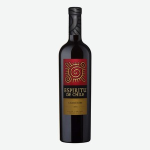 Вино Espiritu de Chile Карменер красное полусухое 12,5% 0,75 л