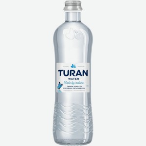 Вода  Туран  Негазированная, в стеклянной бутылке, 500 мл