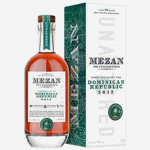Ром Mezan Dominican Republic 2012 (gift box) 46% 0.7 л.