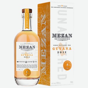 Ром Mezan Guyana 2011 (gift box) 46% 0.7 л.