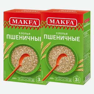 Хлопья пшеничные Макфа 400 г