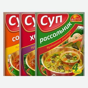 Суп б/п в ассортименте Русский аппетит 60 г