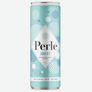 Вино игристое SV  PERLE  бел. брют 11,5% 0,25л ж/б