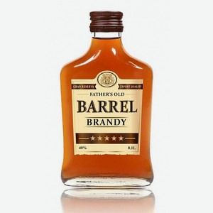 Бренди  BARREL  0,1л 40%