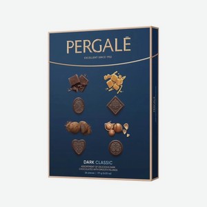 Конфеты PERGALE Ассорти темный шок 171г