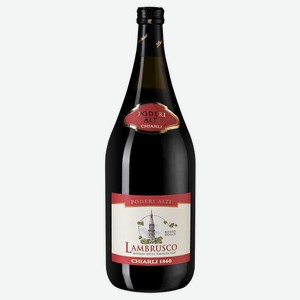 Шипучее вино Lambrusco dell Emilia Rosso Poderi Alti 1.5 л.