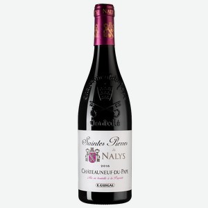 Вино Chateauneuf-du-Pape Saintes Pierres de Nalys Rouge 0.75 л.