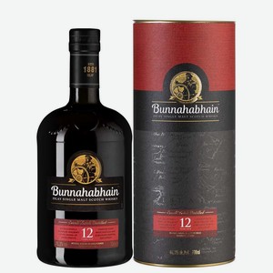 Виски Bunnahabhain Aged 12 Years, gift box, 0.7 л.
