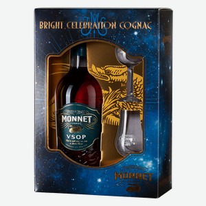Коньяк Monnet VSOP с 2-мя бокалами 0.7 л.