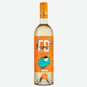 Вино Ed Knows Muscat Semisweet 0.75 л.