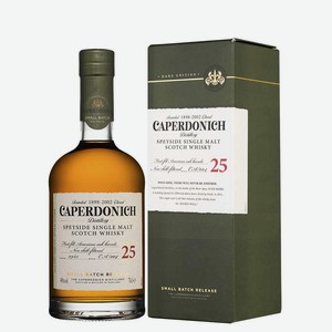Виски Caperdonich 25 Years Old в подарочной упаковке 0.7 л.
