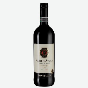 Вино Fontegaia Nero D Avola 0.75 л.