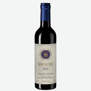 Вино Sassicaia 0.375 л.