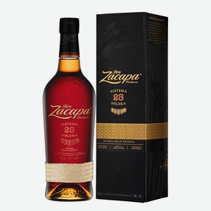 Ром Zacapa Centenario Solera Gran Reserva 23 years, 0.7 л.