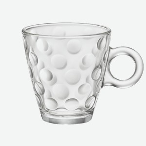 Наборы из 6 бокалов Набор из 6-ти кружек Bormioli Dots Cappuccino 0.22 л.