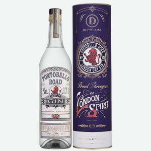 Джин Portobello Road London Dry Gin, 0.7 л.