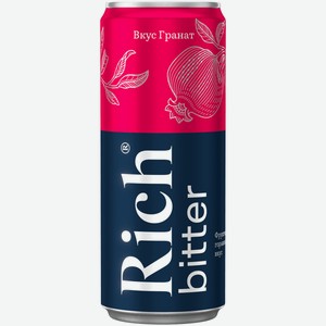 Напиток газированный Rich Гранат Тоник 0,33 л ж/б