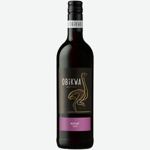 Вино Obikwa Merlot красное сухое