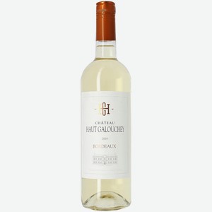 Вино Chateau Haut Galouchey Bordeaux белое полусладкое