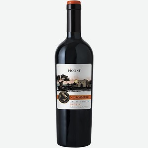 Вино Piccini Negroamaro Puglia красное полусухое