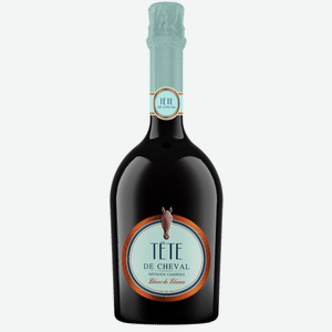 Вино игристое Tete De Cheval Blanc de Blancs белое брют