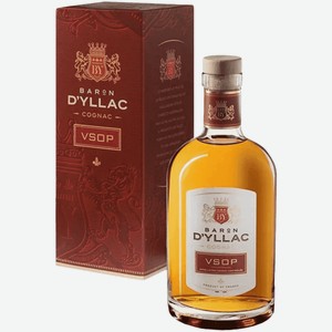 Коньяк Baron D’yllac VSOP 0,7 л в подарочной упаковке