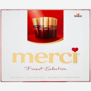 Шоколадные конфеты Merci ассорти 250 г