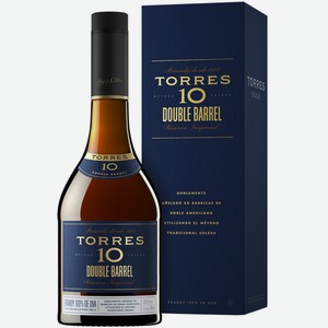 Бренди Torres 10 Double Barrel в подарочной упаковке