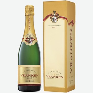 Шампанское Vranken Grande Reserve Brut белое брют в подарочной упаковке