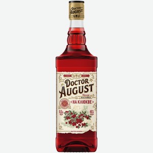 Настойка горькая Doctor August На клюкве