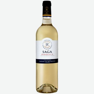 Вино Saga Domaine Barons de Rothschild Bordeaux белое сухое