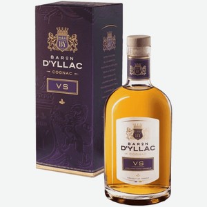 Коньяк Baron D’yllac VS 0,7 л в подарочной упаковке