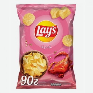 Чипсы Лейз 70гр (81гр) Краб