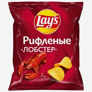 Чипсы Лейз 70гр Рифленнный Лобстер