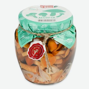 Грузди Хороший Сезон маринованные 350гр